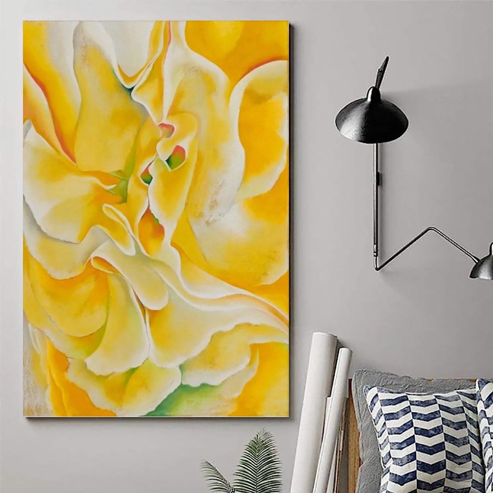 Amazon.com: DEcter Yellow Sweet Peas By Georgia O'Keeffe Painter
